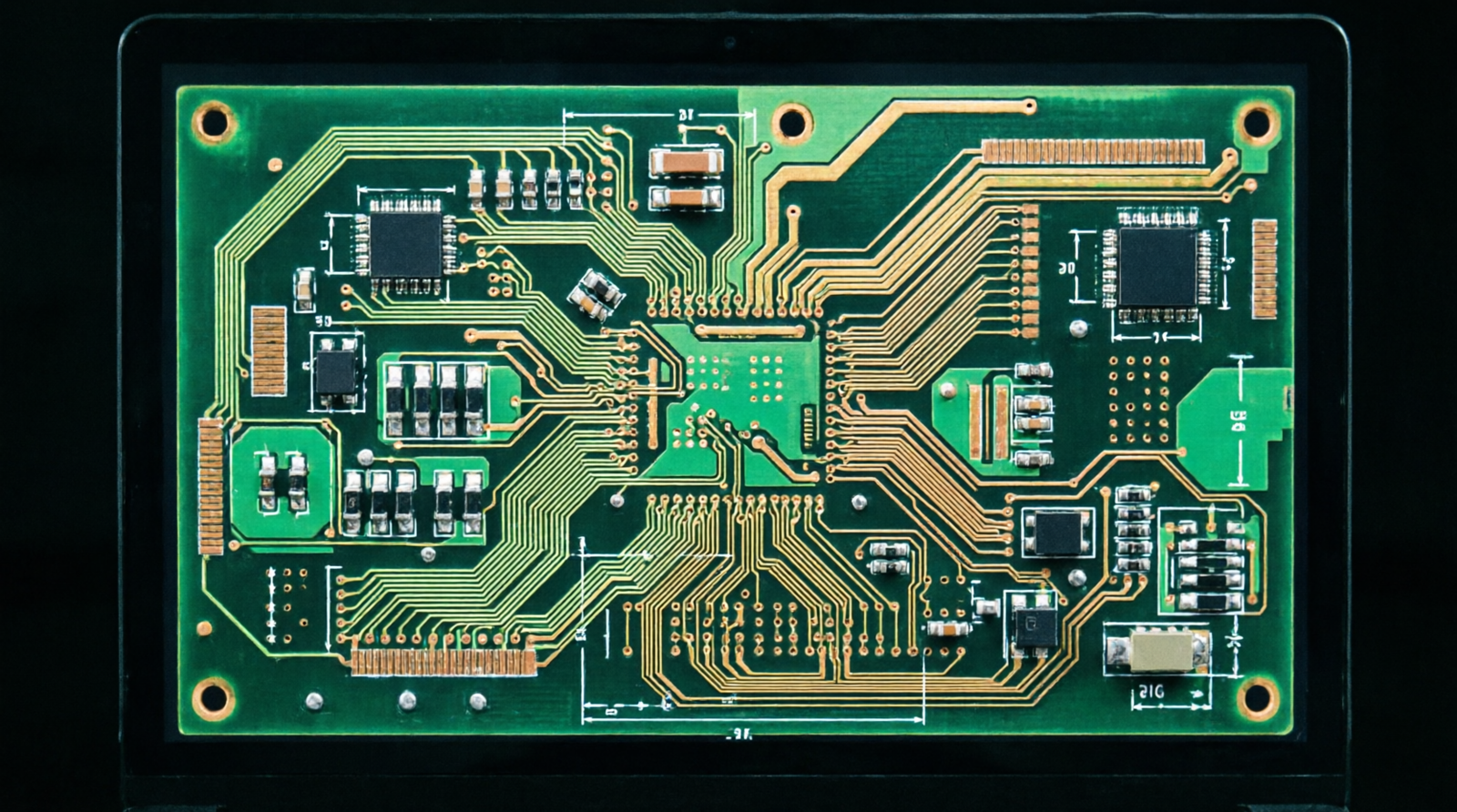 PCB Circuit Board Close-up