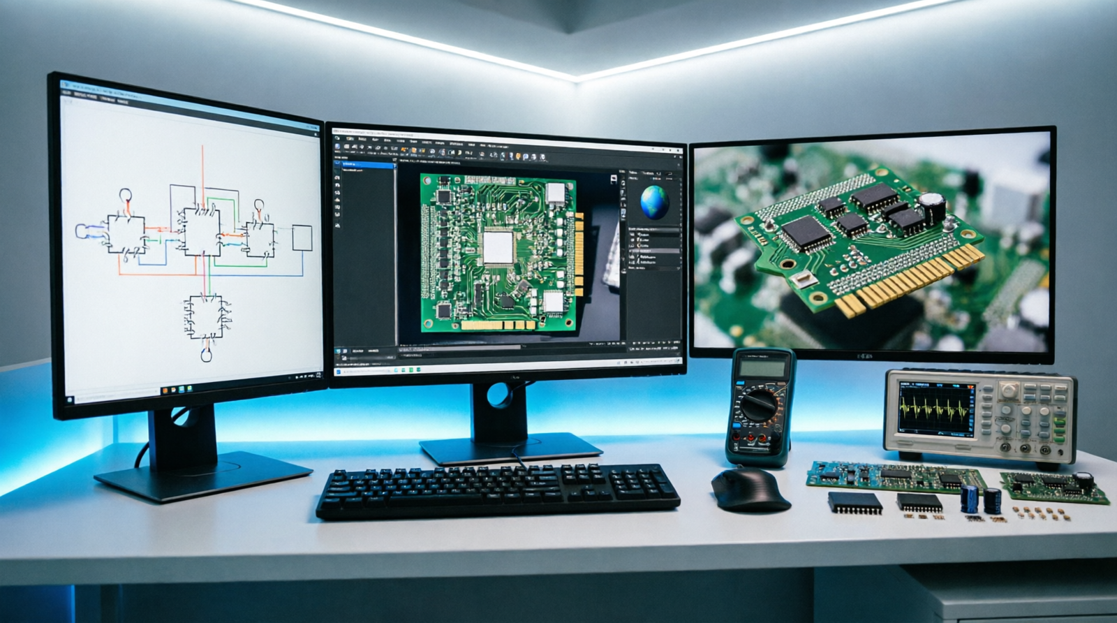 PCB Design Software Workspace